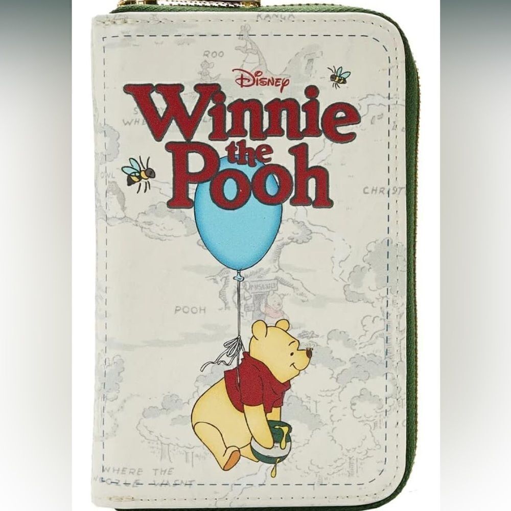 Disney Loungefly Winnie The Pooh Zip Around Wallet
